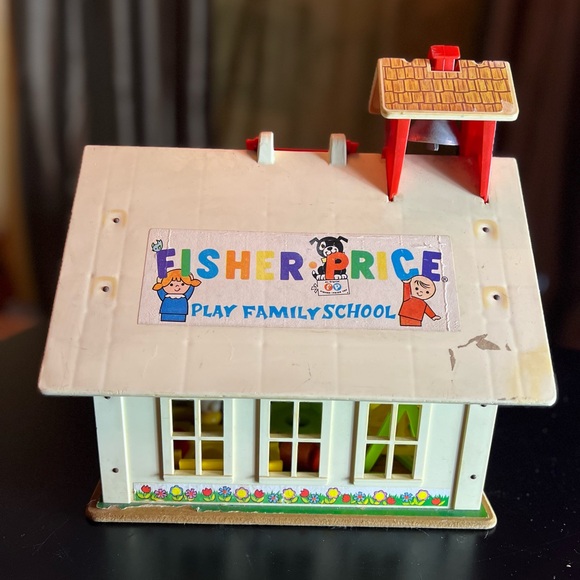 FISHER PRICE💥VINTAGE~1971💥Family School House•Little People - Picture 6 of 10